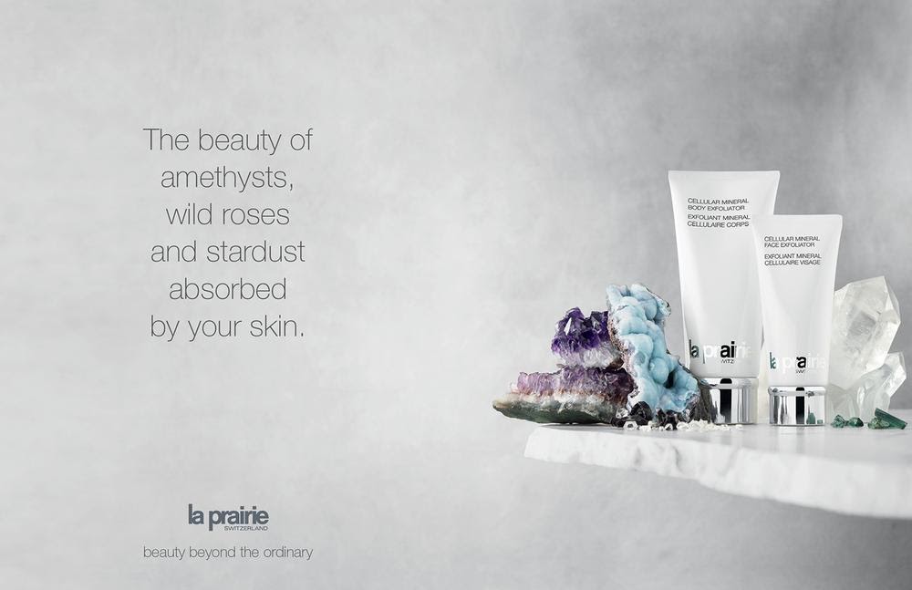 a beauty copywriting example from La Prairie